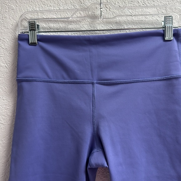Athleta Violet Purple Bike Shorts High-Waisted Stretch 7" M - Picture 2 of 7